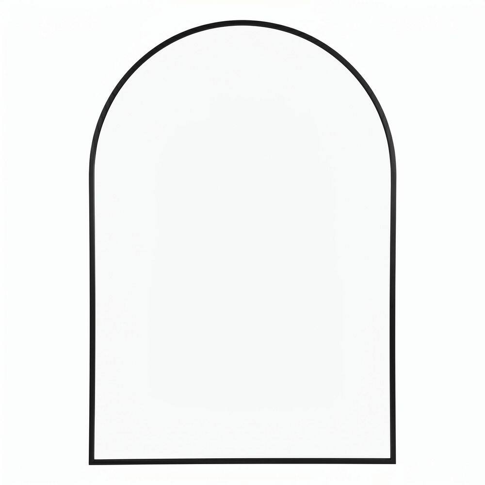Black 20 in. W x 30 in. H Arched Modern Aluminum Alloy Framed Bathroom Wall Bathroom Vanity Mirror price history on PriceWatchPro