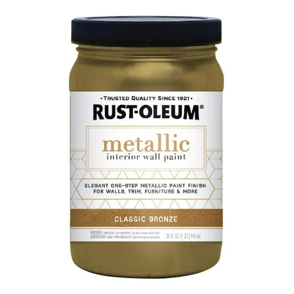 Rust-Oleum Specialty 1 qt. Classic Bronze Metallic Interior Paint