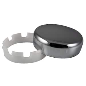 H-1010-A, 3308772 Vandal Resistant Stop Cap, Polished Chrome with Sleeve