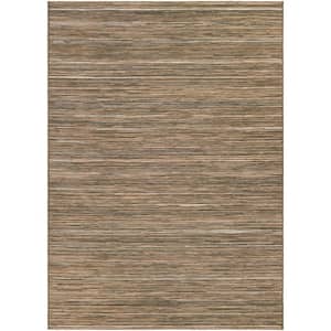 Cape Hinsdale Brown-Ivory 5 ft. x 8 ft. Indoor/Outdoor Area Rug
