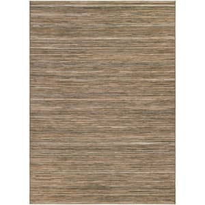 Cape Hinsdale Brown-Ivory 7 ft. x 10 ft. Indoor/Outdoor Area Rug