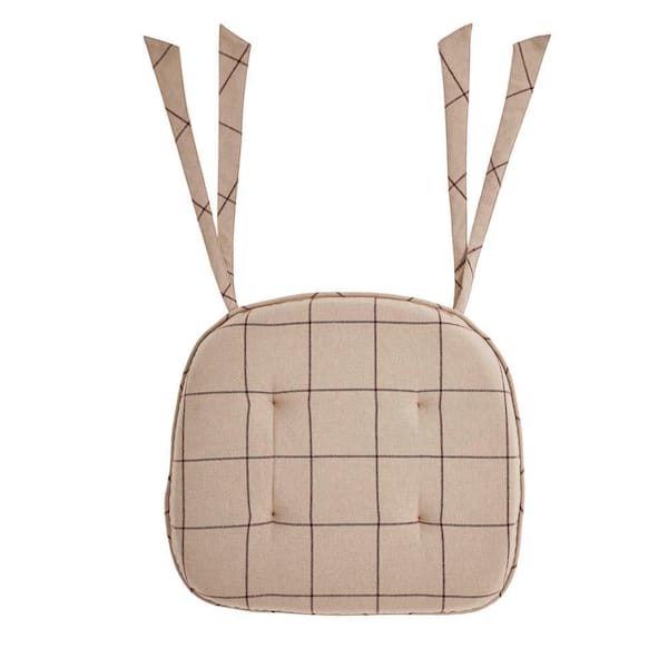 Connell Tan Burgundy Chair Pad