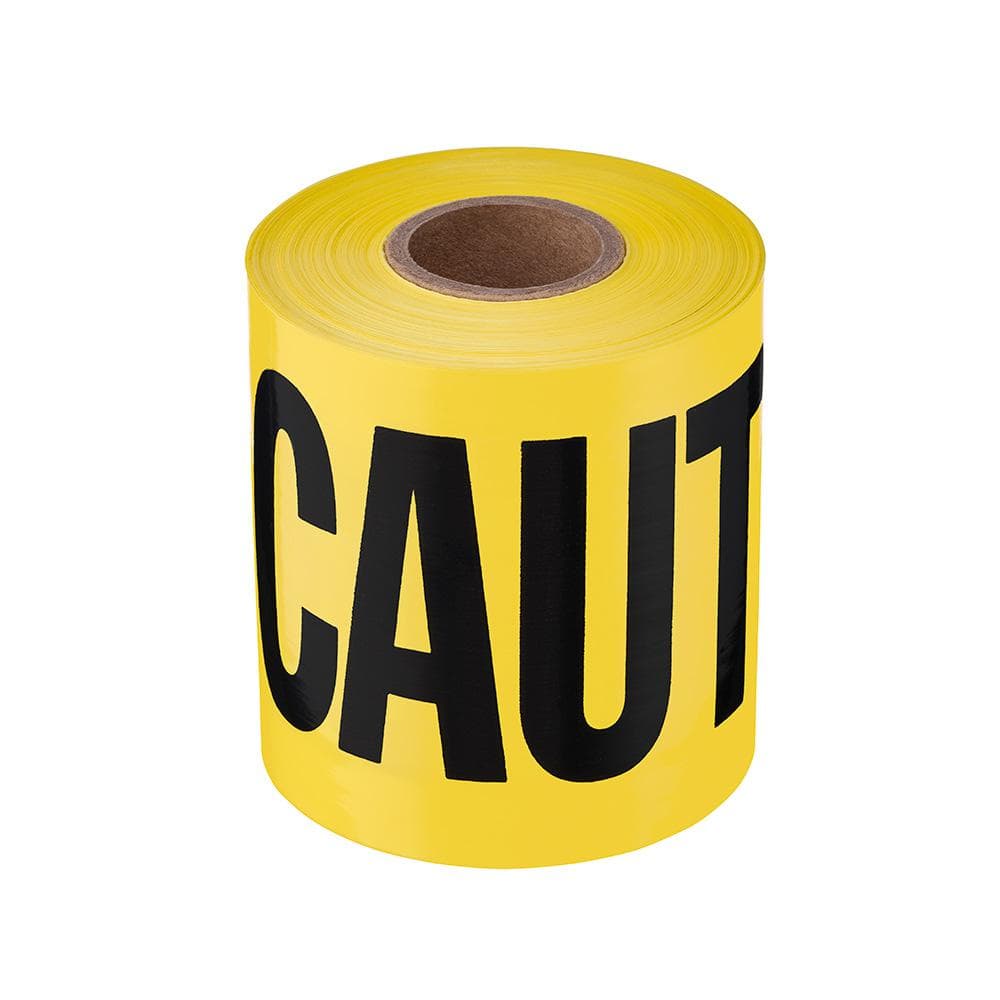Empire Barricade Tape Caution Standard Contractor Grade 12 Pack 3 in x 1000 ft. 