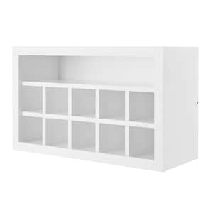 Avondale 30 in. W x 12 in. D x 18 in. H Ready to Assemble Plywood Shaker Wall Flex Kitchen Cabinet in Alpine White