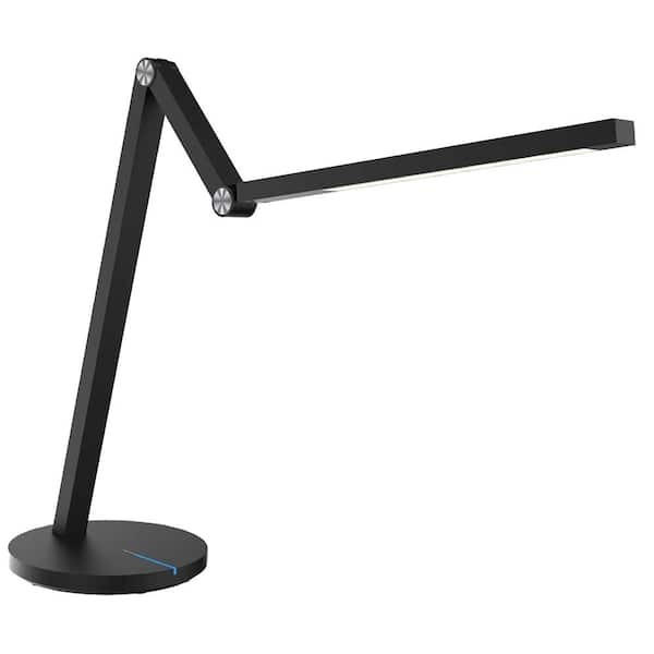 Dainolite Mantis 22 in. Black Dimmable Integrated LED Swing Arm Task and Reading Lamp