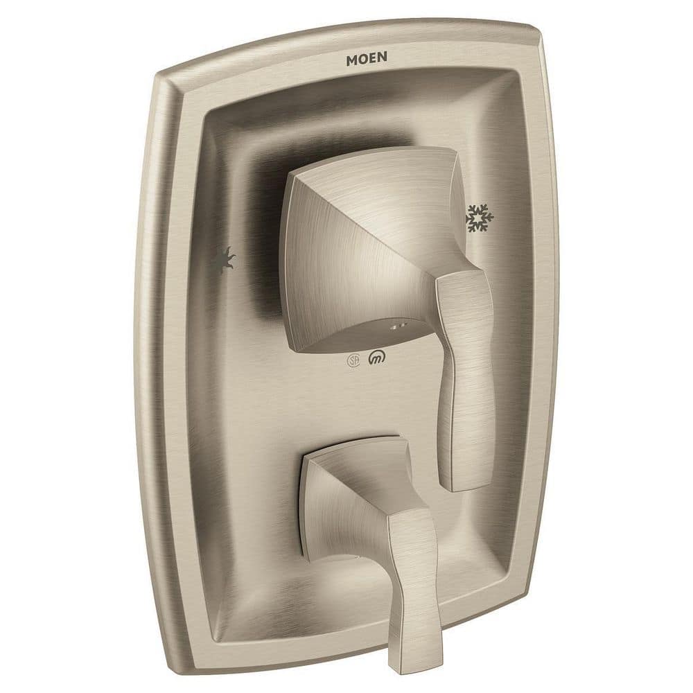 Voss 2 Handle Wall Mounted Tub and Shower Trim Kit without Spout in Brushed Nickel (Valve Not Included) price history on PriceWatchPro