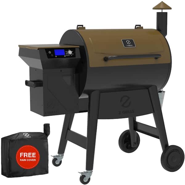 Z GRILLS 694 sq. in. Wood Pellet Grill and Smoker PID 2.0 , Bronze