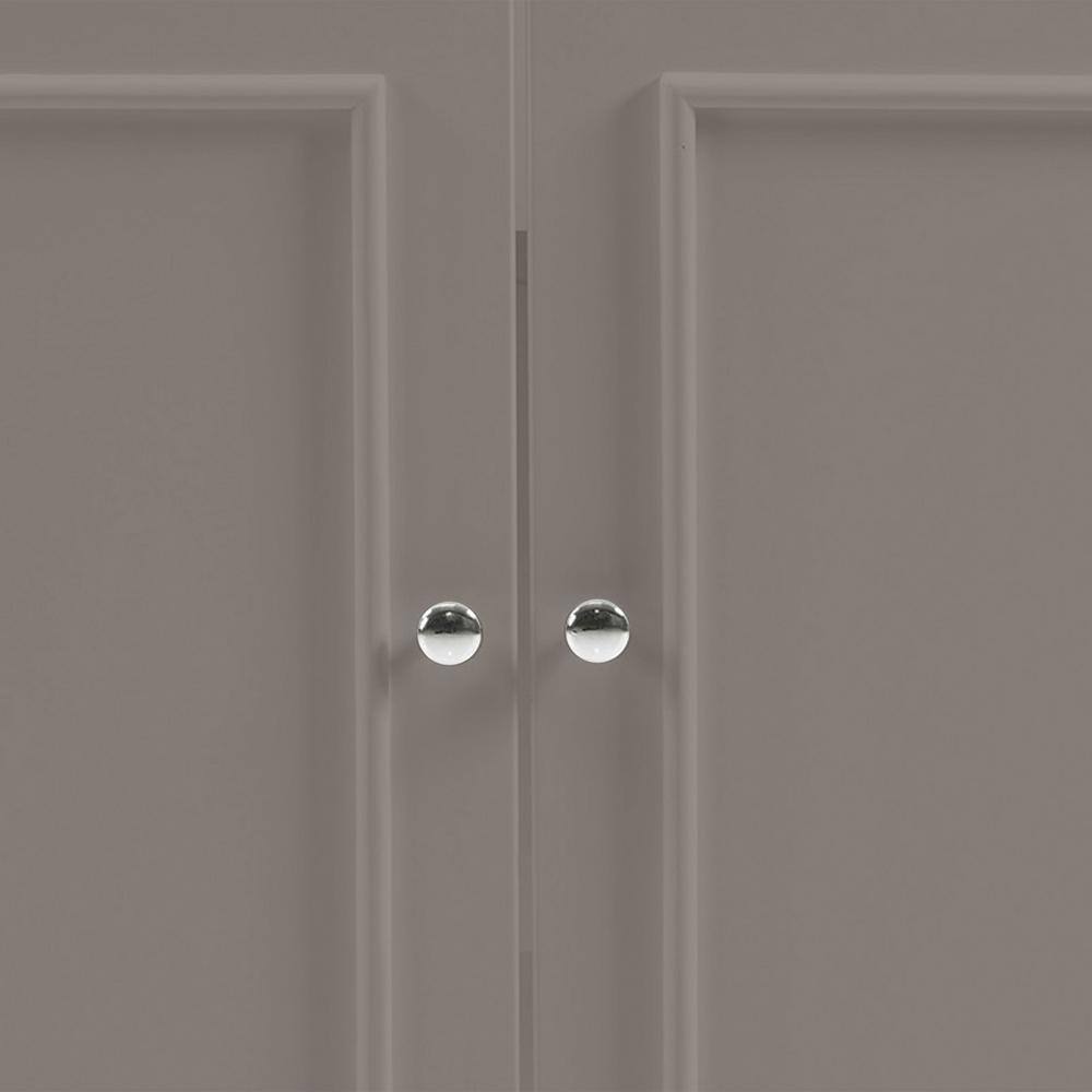 Gray 30-Inch Freestanding Bathroom Vanity with Soft-Close Doors
