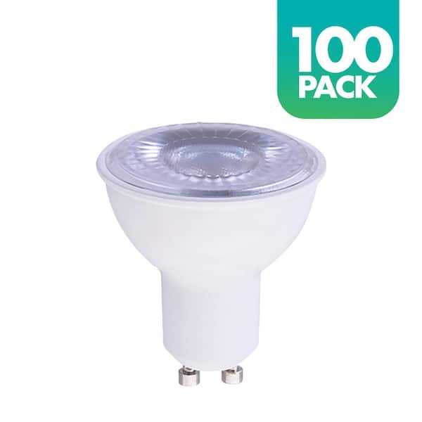 hegn nødvendighed Påvirke Simply Conserve 50-Watt Equivalent MR16 GU10 Dimmable 15,000-Hour LED Light  Bulb in Soft White (100-Pack) L07MR16GU10-27K - The Home Depot