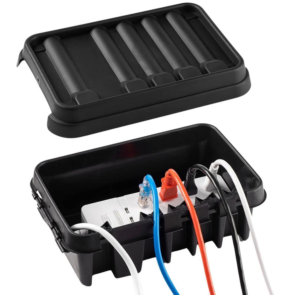 13.2 in D x 9 in W x 5 in H Waterproof Electrical Box, Indoor/Outdoor Enclo