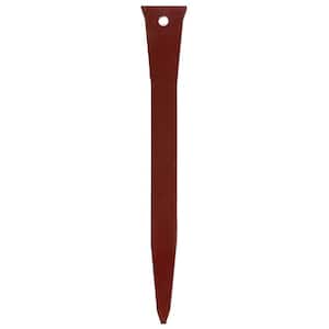 1 ft. x 2 in. Brown Steel Landscape Edging Stake