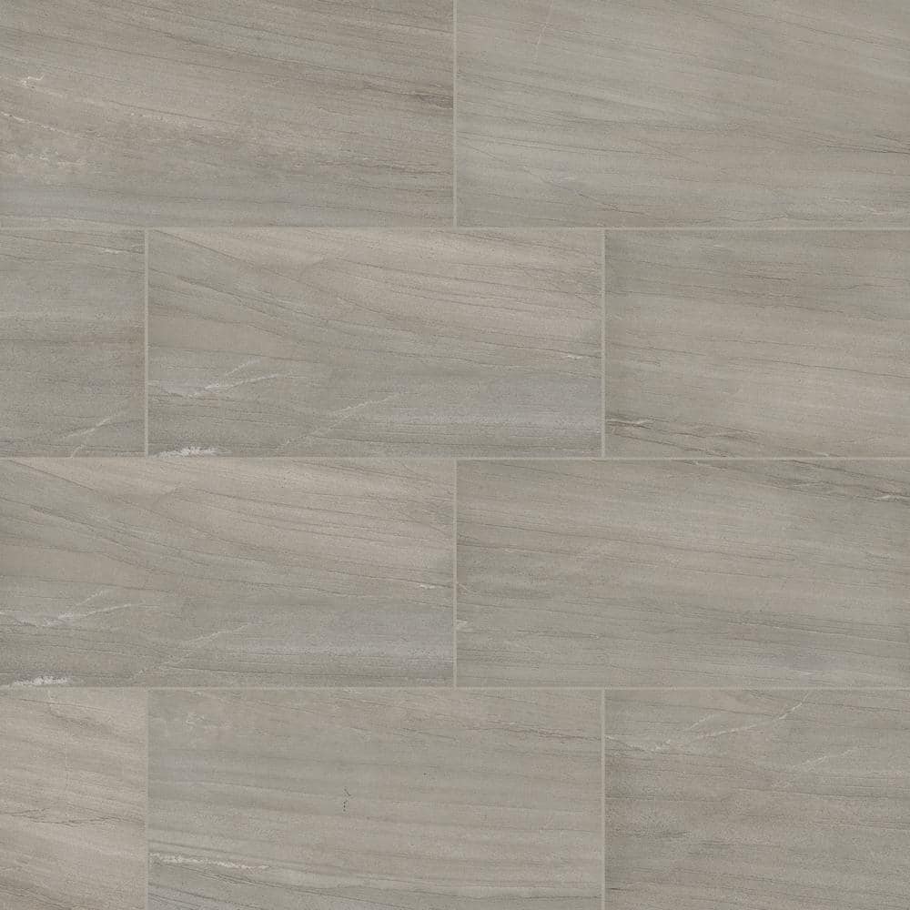 Malvera Gray 12 in. x 24 in. Lapato Porcelain Travertine Look Floor and Wall Tile (40 Cases/469.92 sq. ft./Pallet) price history on PriceWatchPro