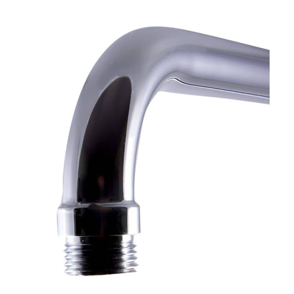 12" Polished Chrome Wall Mounted Shower Arm