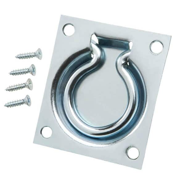 Everbilt 3 in. x 3-1/2 in. Zinc-Plated Trap Door Ring