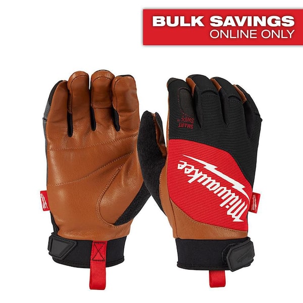 Milwaukee X-Large Goatskin Leather Performance Work Gloves