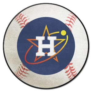 Houston Astros Baseball Rug - 27in. Diameter