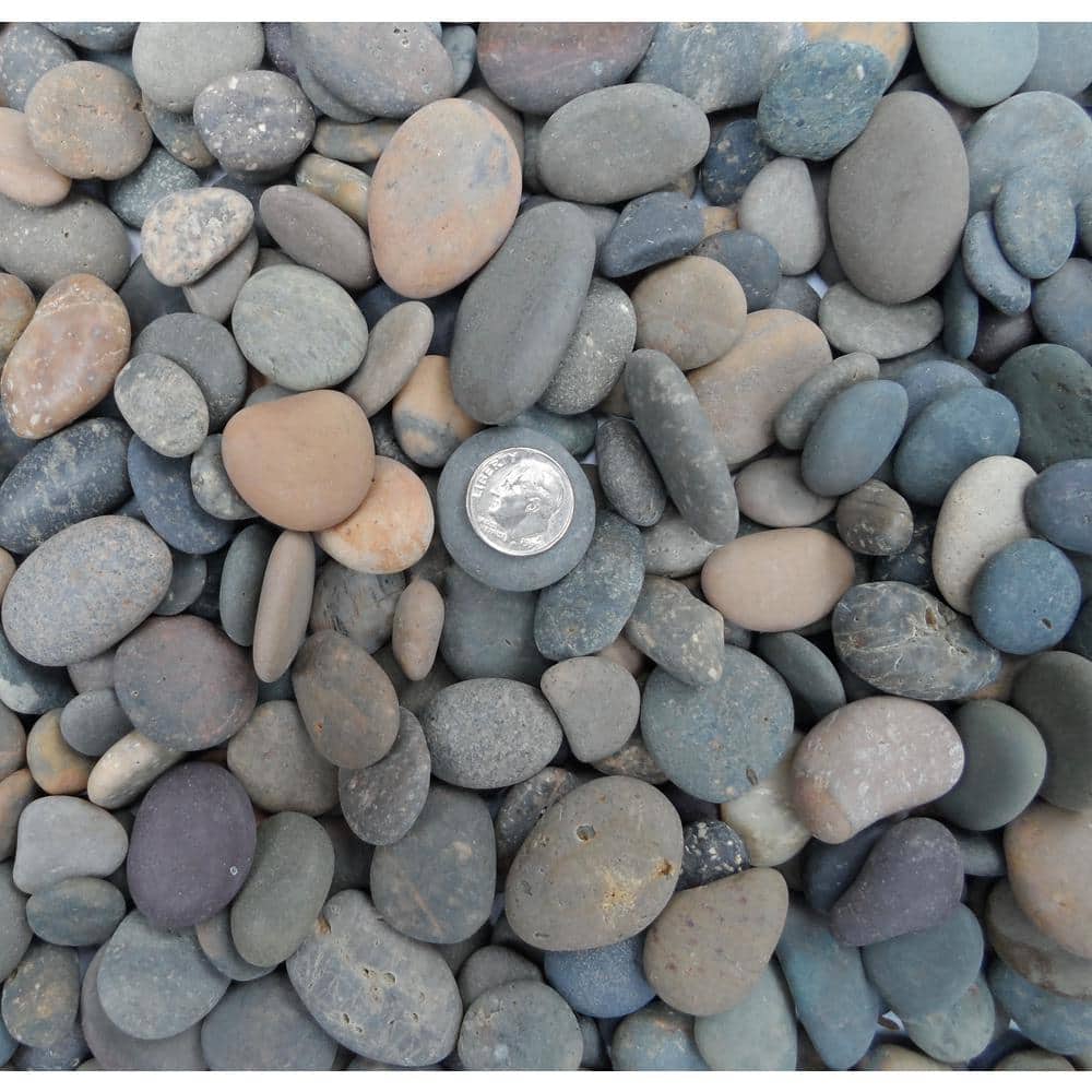 Rock Ranch 0.25 cu. ft. 20 lbs. 5/8 in. to 1 in. Mixed Mexican Beach Button