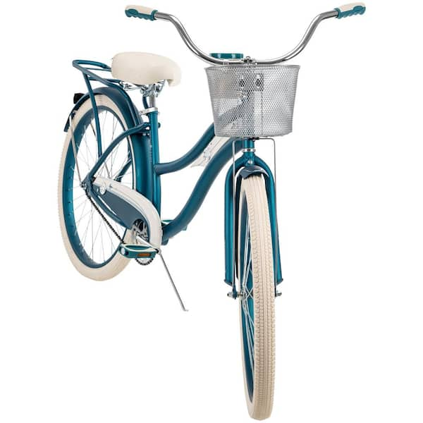 huffy women's deluxe 26 in cruiser bike matte warm gray