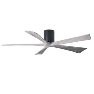 Irene 60 in. Indoor/Outdoor Matte Black Ceiling Fan with Remote Control and Wall Control