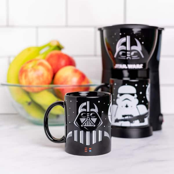 Star Wars Darth Vader Single Cup Coffee Maker with 2 Mugs