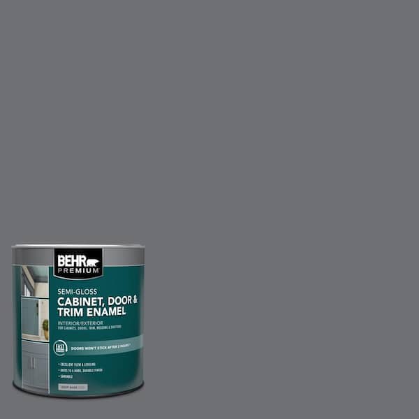 BEHR PREMIUM 1 qt. #PPU18-03 Antique Tin Semi-Gloss Enamel Interior/Exterior Cabinet, Door & Trim Paint