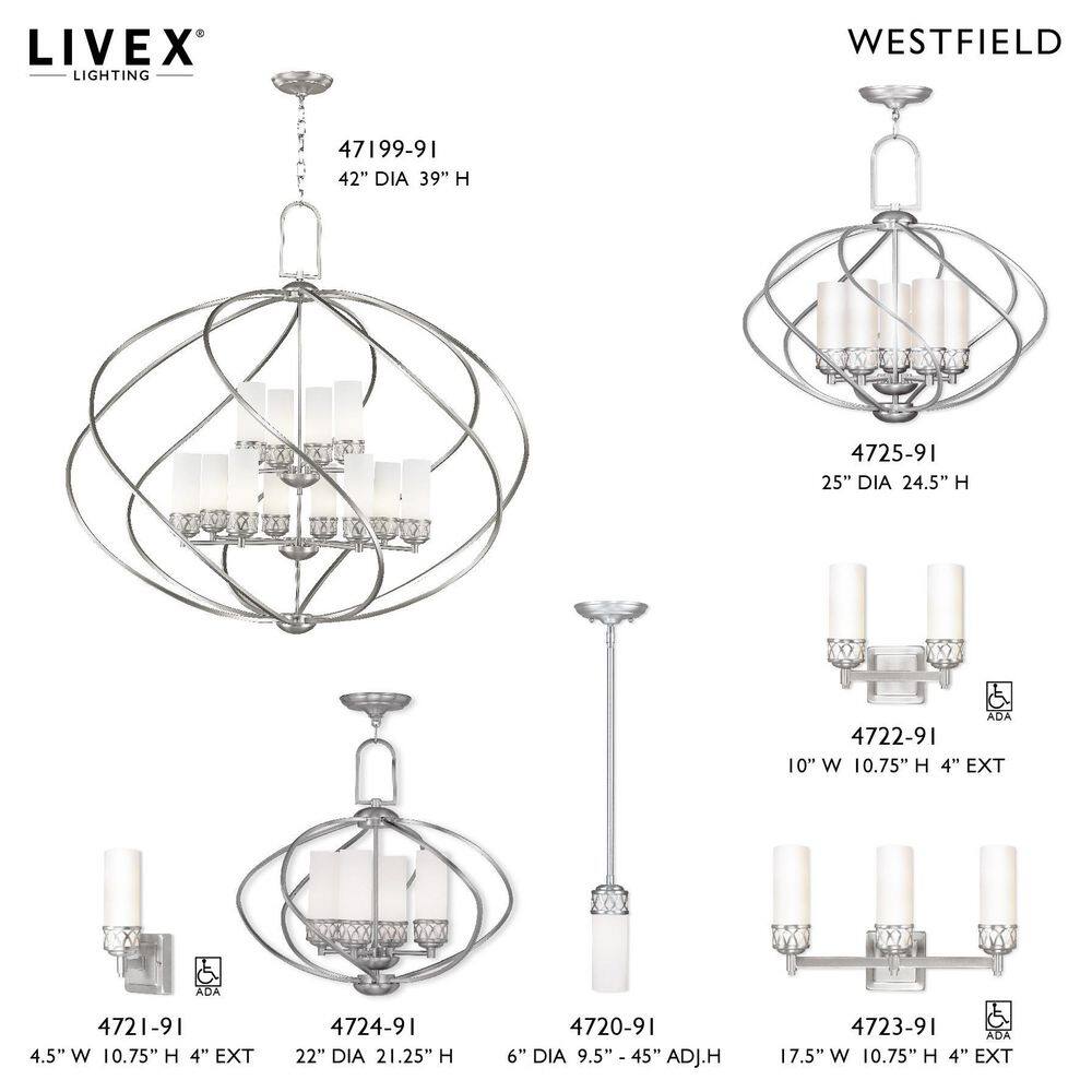 Elegant Brushed Nickel Mini Pendant with Satin White Glass Shade