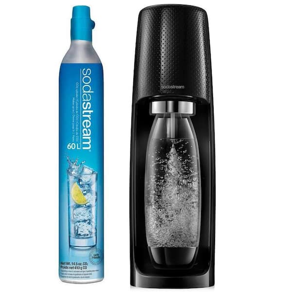 SodaStream Fizzi Classic Sparkling Water Maker Starter Kit in Black