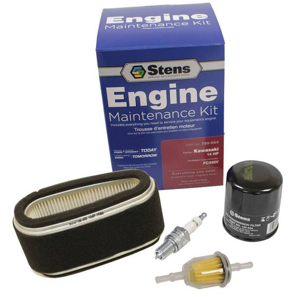 Stens Engine Maintenance Kit For Kawasaki Fc4 14 Hp 785 664 The Home Depot