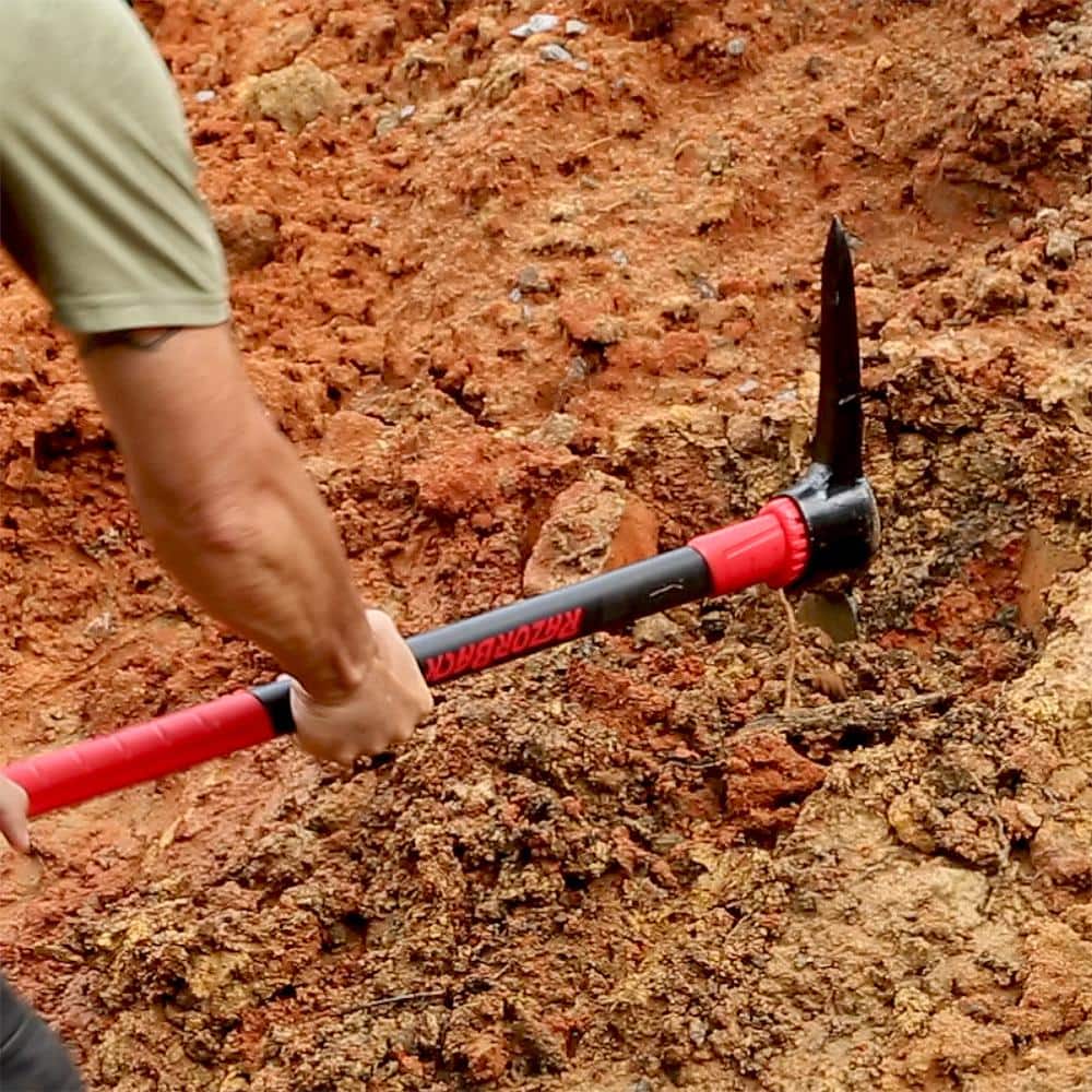 Razorback Pick Mattock, 5 Lb,34 Inches Handle, Red/Black - 1 per EA - 4118000