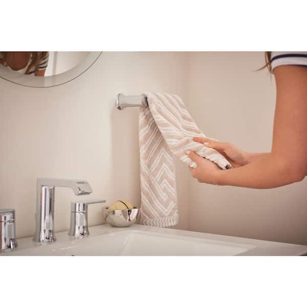Genta LX 9 in. Hand Towel Bar in Chrome (2-Pack)