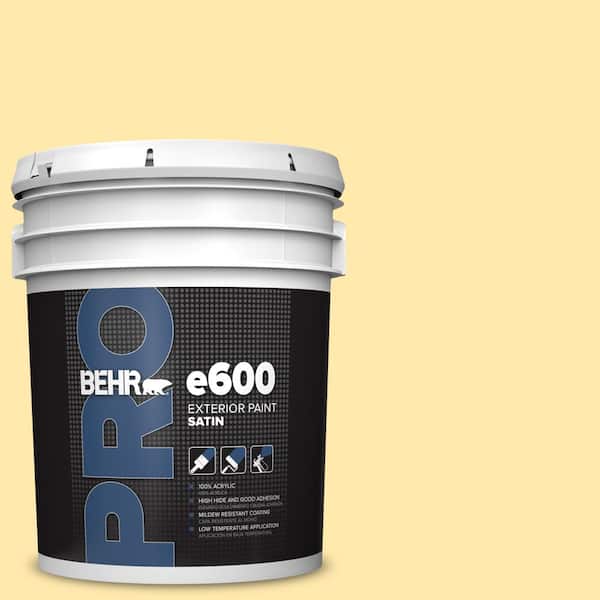 5 gal. #P290-2 Sweet as Honey Satin Exterior Paint