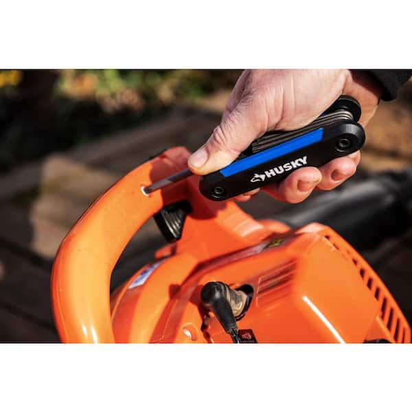 Husky Mini Folding Hex Key Set (9-Piece SAE, 8-Piece MM