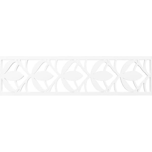 Ekena Millwork Salem Fretwork 0.375 in. D x 47 in. W x 12 in. L PVC Panel Moulding