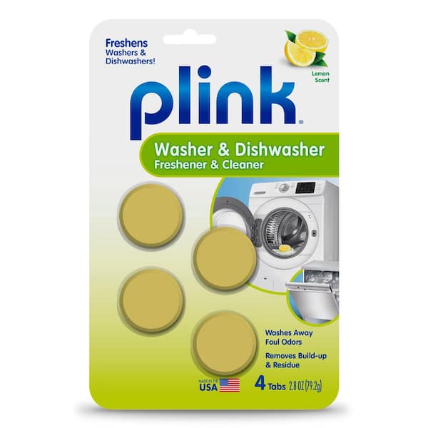 Plink 4-Count Washer and Dishwasher Freshener and Cleaner, 12-Pack