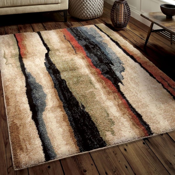 Next Generation Rock Cliff 5 ft. x 8 ft. Sunshine Area Rug