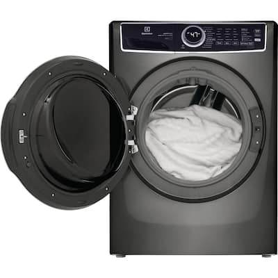 4.5 cu. ft. High-Efficiency Stackable Front Load Washer in Titanium with SmartBoost, ENERGY STAR