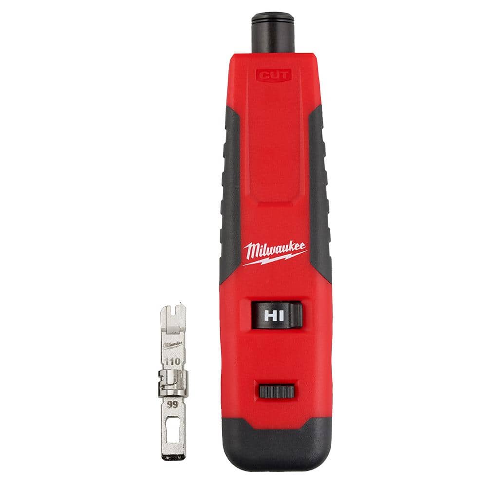 Milwaukee Impact Punchdown Tool 48-22-2164 - The Home Depot