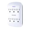 Philips 6-Outlet Surge Protector Tap SPP3461WA/37 - The Home Depot