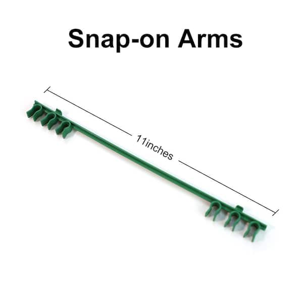 Ecostake 5 ft.Tomato Cage Plastic Coated Steel Adjustable Plant