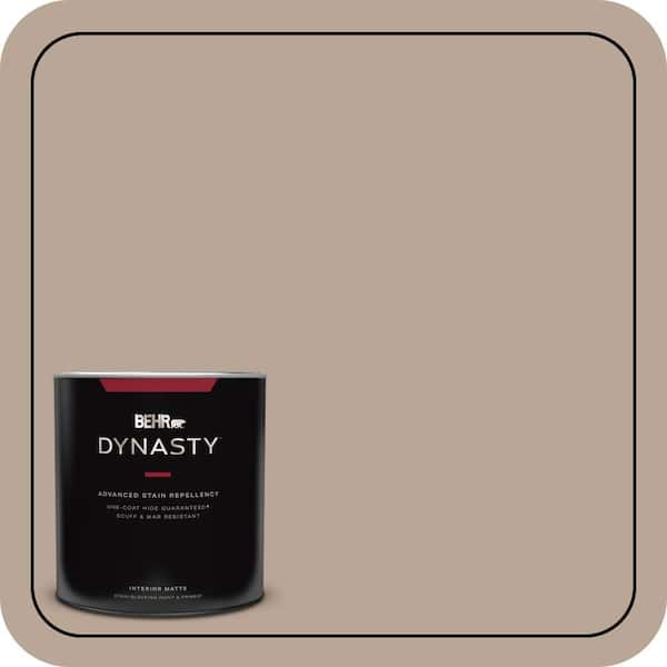 BEHR DYNASTY 1 qt. #MQ2-37 Eiffel For You One-Coat Hide Matte Interior Stain-Blocking Paint & Primer