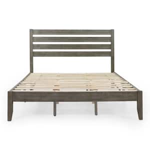 Guilford Grey and Natural Queen Bed with Headboard