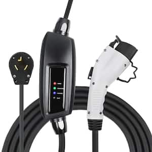 240-Volt 16 Amp Level 2 EV Charger with 21 ft Extension Cord J1772 Cable and NEMA 10-30 Plug Electric Vehicle Charger