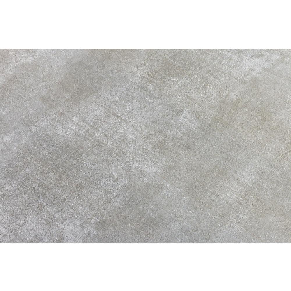 Essential 24" x 24" Matte Gray Porcelain Concrete Look Tile