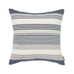 Freja Woven Stripes 18 in. x 18 in. Pillow