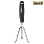 6.2 in. Double Injection Grip Handle 3-Tine Stainless Steel Cultivator