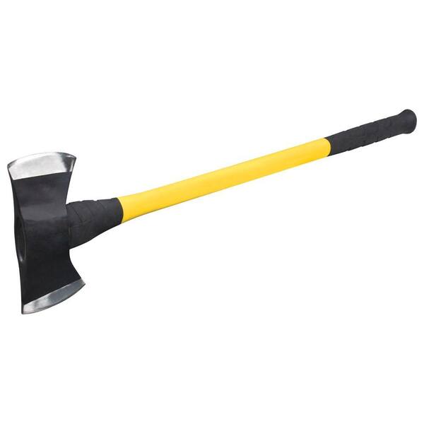 Ludell 34 in. Fiberglass Handle with 3.5 lb. Double Bit Michigan Axe