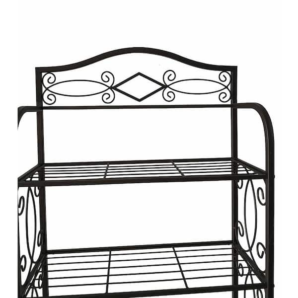 Kings Brand Furniture - Over The Toilet Storage Etagere Bathroom Rack  Shelves Organizer, Pewter