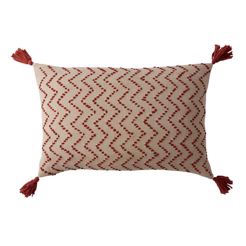 red accent pillows