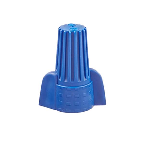 Commercial Electric Winged Wire Connectors, Blue (12-Pack)
