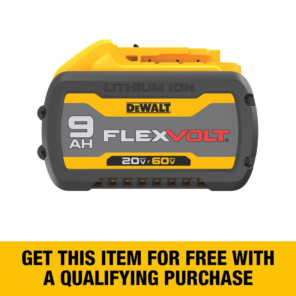 DEWALT FLEXVOLT 20V 60V MAX Lithium Ion 9.0Ah Battery DCB609 The Home Depot